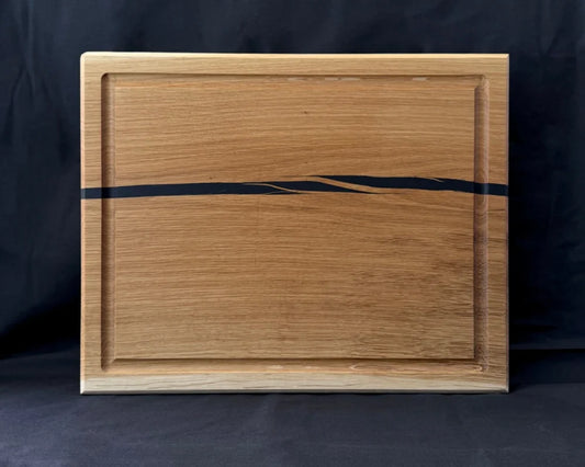 Eiche Schneidebrett 50 x 40 x 5 cm – mehr Arbeitsfläche für die Outdoor Küche