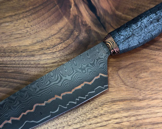 Signature Set Cu-Mai & Nussbaum – Damastmesser + Premium Chefbrett S 40×30×5 cm