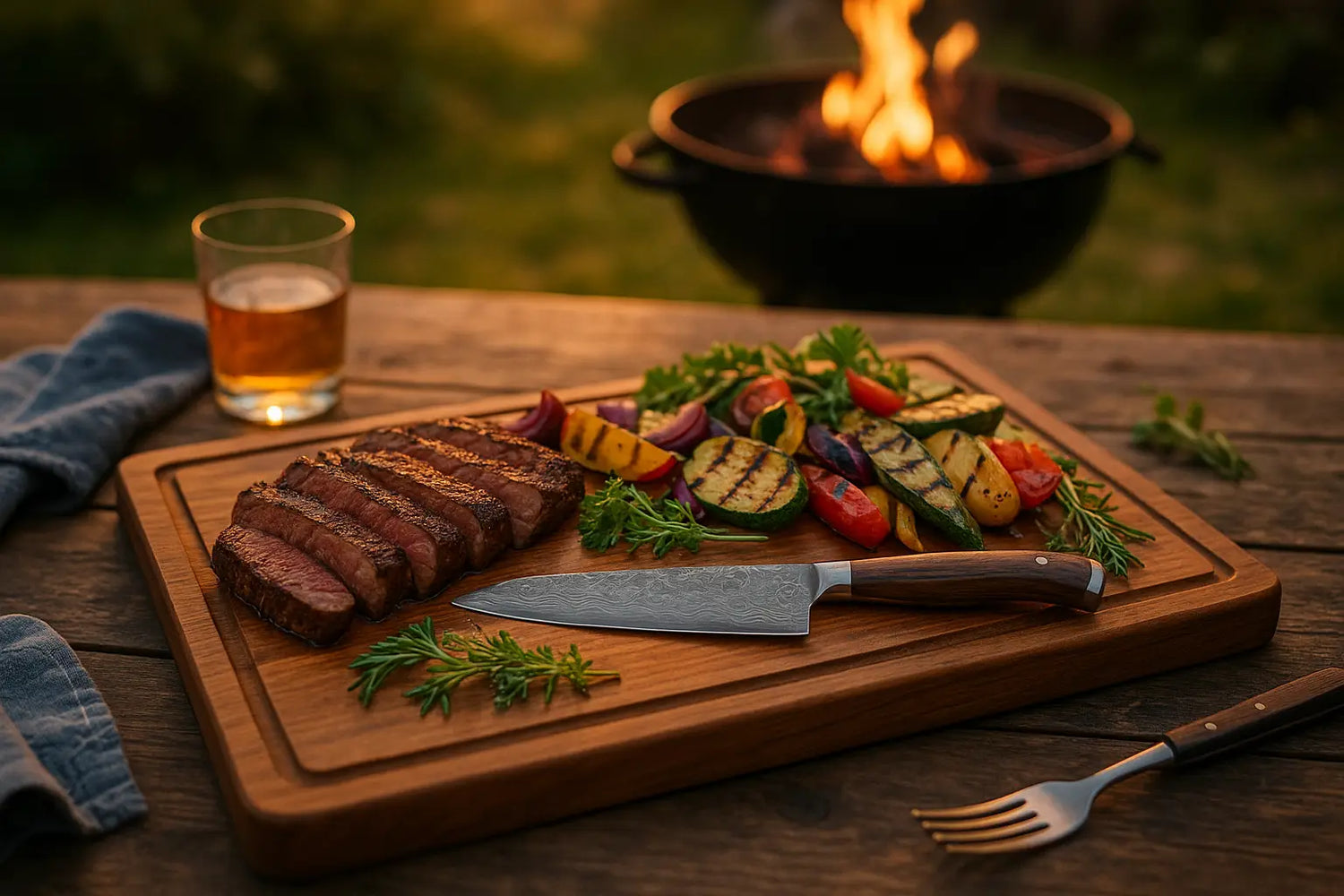 BBQ-Moment: Ein Menü direkt vom Brett