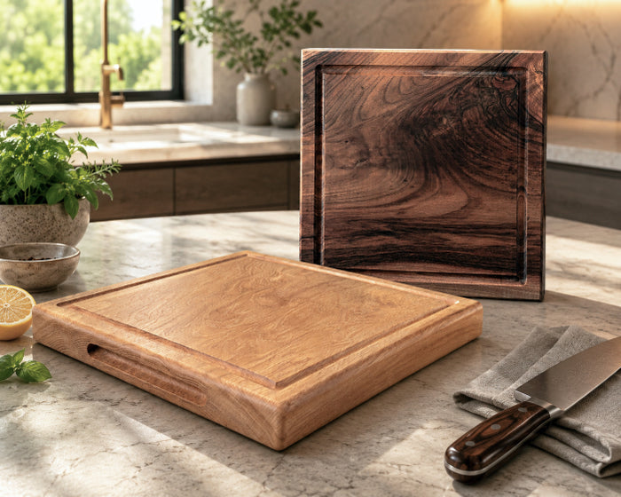 Chefbretter aus massivem Holz für Küche und Vorbereitung