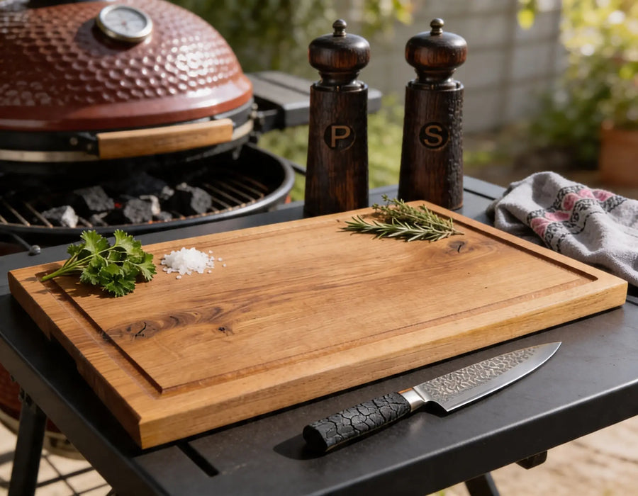 Eiche Schneidebretter aus Vollholz für Küche, Grill & BBQ