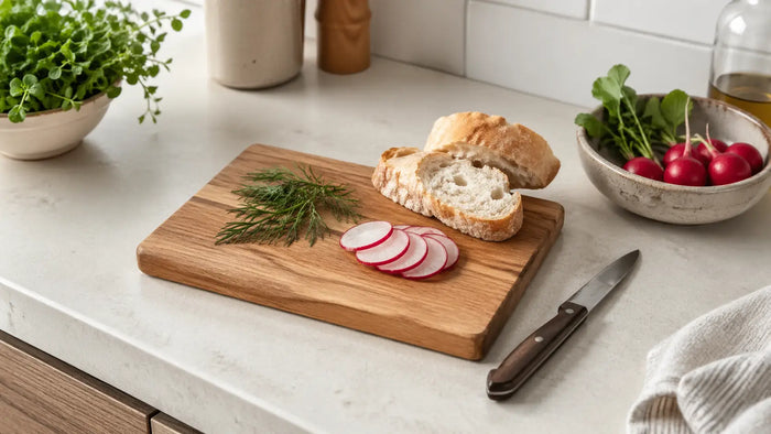 Vesperbretter aus Holz für Brotzeit Frühstück und kleine Gerichte