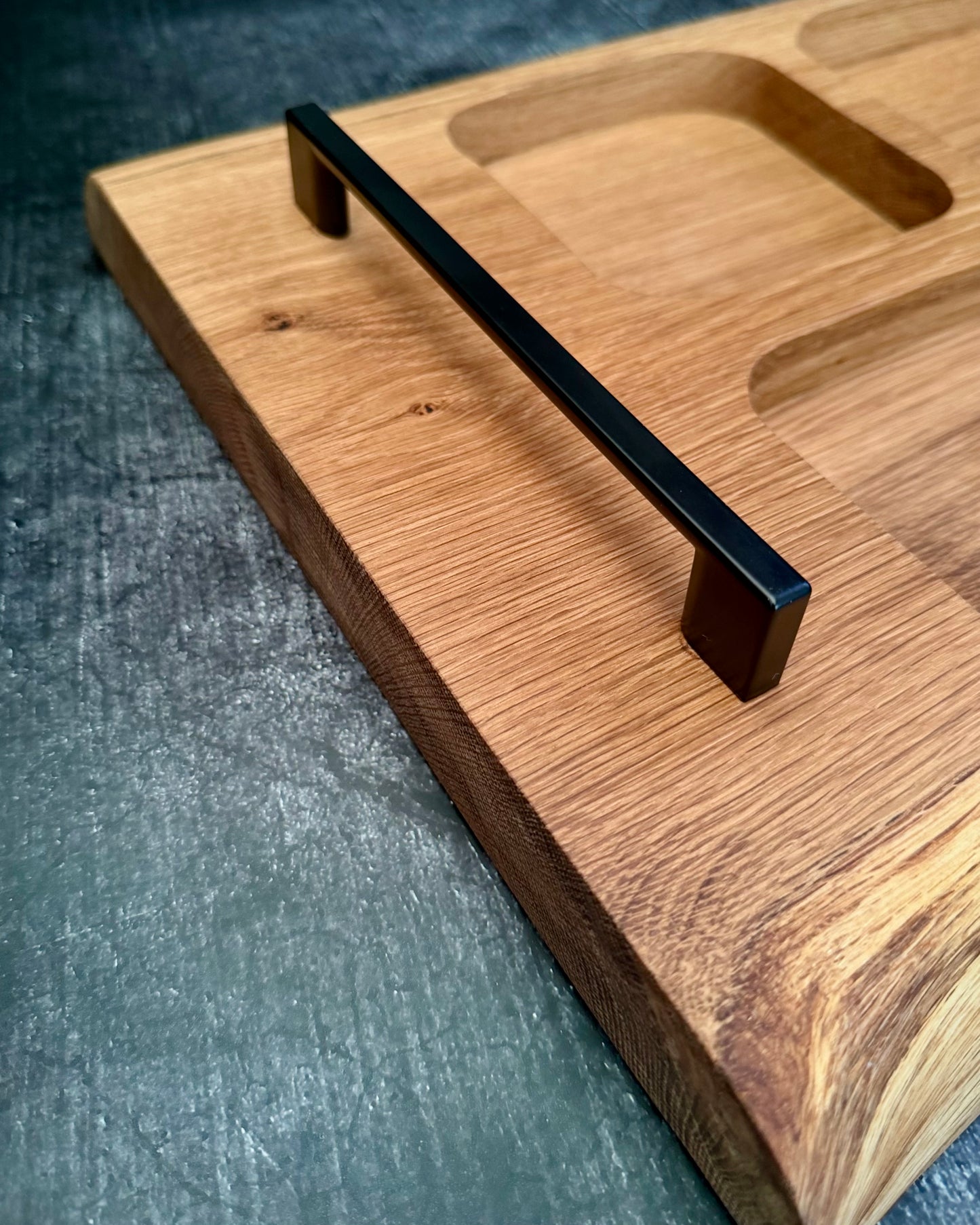 PITMASTER BOARD 103x33x4cm Eiche – langes BBQ Servierbrett für Catering, Grillen & Präsentieren