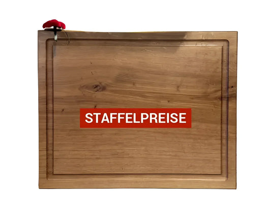 Schneidebrett 50x40 cm aus Eiche – ideal für Pulled Pork & große Fleischstücke