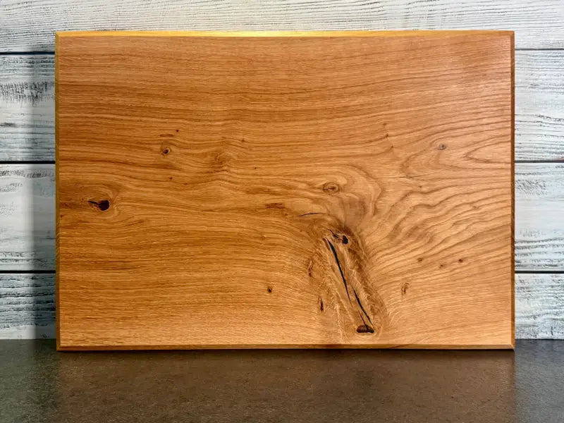 Rechteckiges massivholz Schneidebrett mit Saftrille von Das CHEFBRETT aus Eiche