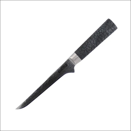 Damast Filetiermesser Evolution – Flexibel & Rasiermesserscharf | VG10 & FlameWOOD®