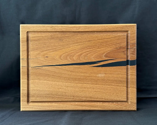 Eiche Schneidebrett 40 x 30 x 4 cm – das tägliche Küchenbrett mit Akzent