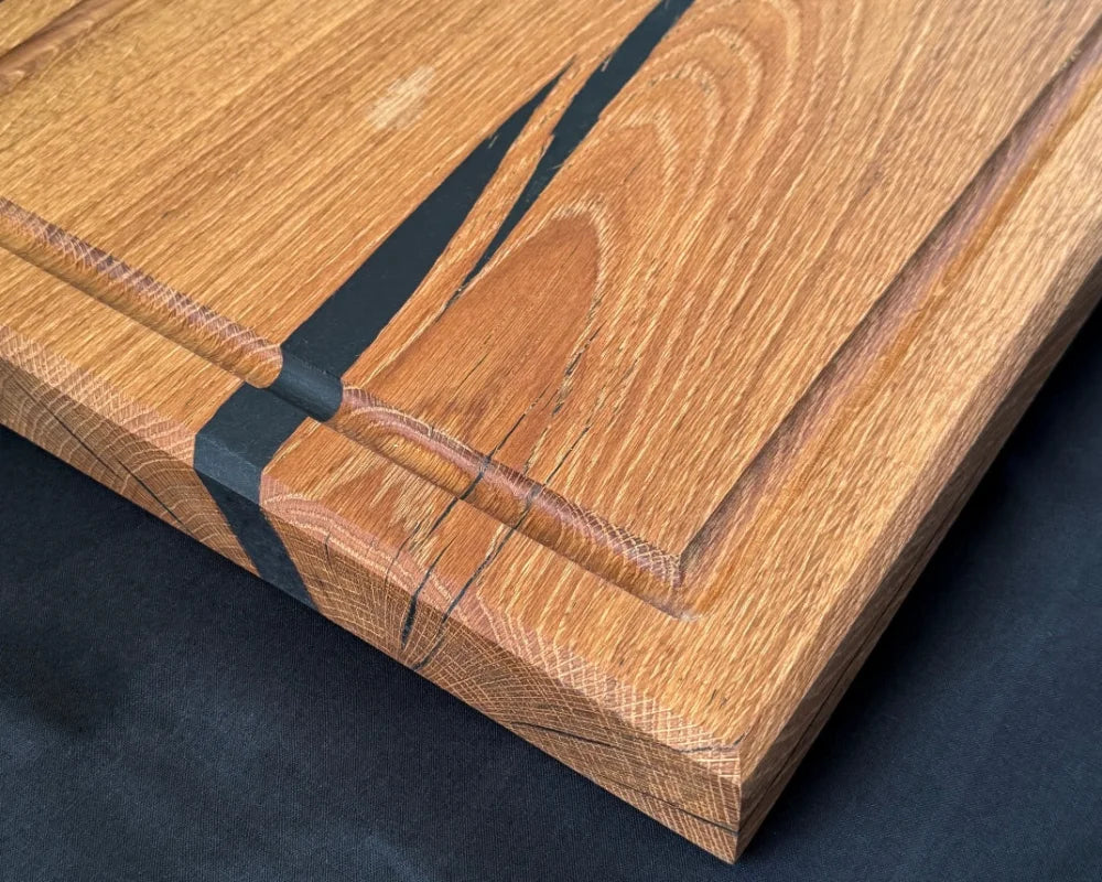 Eiche Schneidebrett 40 x 30 x 4 cm – das tägliche Küchenbrett mit Akzent