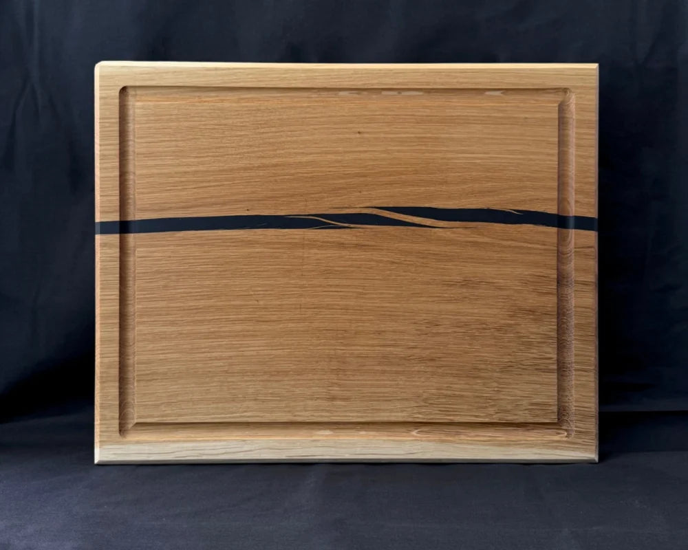 Eiche Schneidebrett 50 x 40 x 5 cm – mehr Arbeitsfläche für die Outdoor Küche