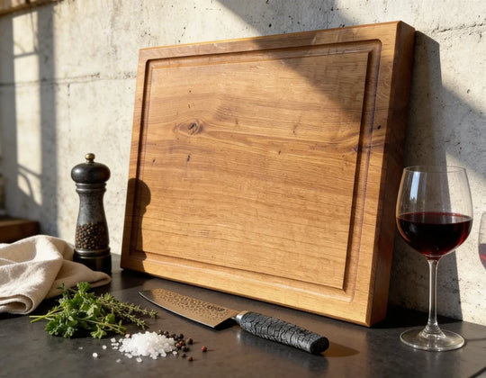 Eiche Schneidebrett 50x40 cm – mehr Arbeitsfläche für die Küche