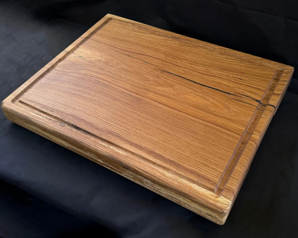 Eiche Schneidebrett 70 x 55 x 7 cm – Heavy BBQ Board XXXL