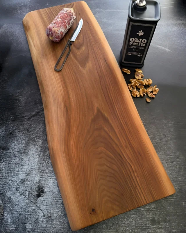 Eiche Tafelbrett 70x26 – langes Servierbrett aus massivem Vollholz