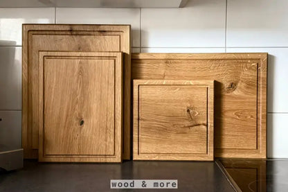CHEFBRETT Schneidebrett aus Eiche in 5 Größen – 30x30cm, 40x30cm, 46x32cm, 50x40cm und 60x40 cm, massiv & handgefertigt