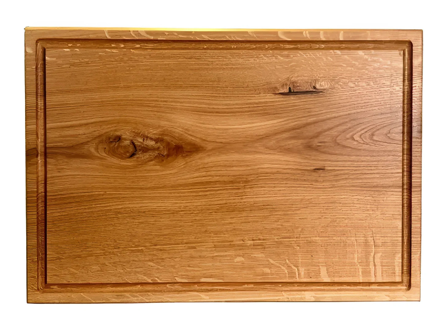 Holzbrett aus Eiche mit 4 cm Stärke – handgefertigte Qualität
