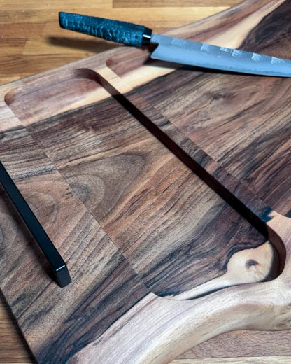 Board am Grill: Servieren vom Rost zum Tisch, mobiles Slim-Profil 2,5 cm