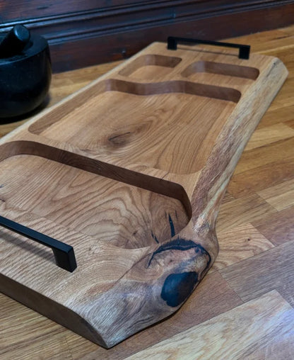 Pitmaster Board SideFlow Quad – Eiche | 71×34×4 cm