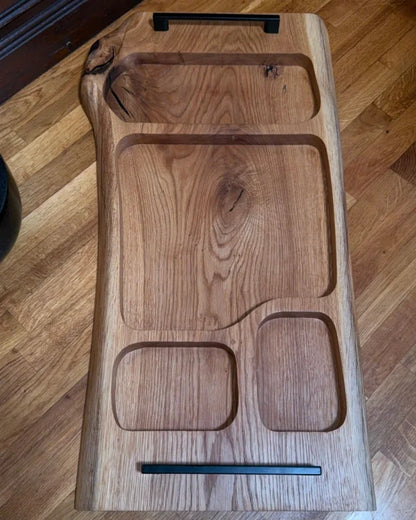 Pitmaster Board SideFlow Quad – Eiche | 71×34×4 cm