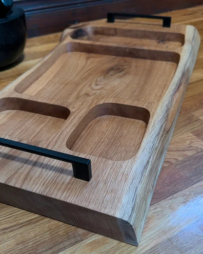 Pitmaster Board SideFlow Quad – Eiche | 71×34×4 cm