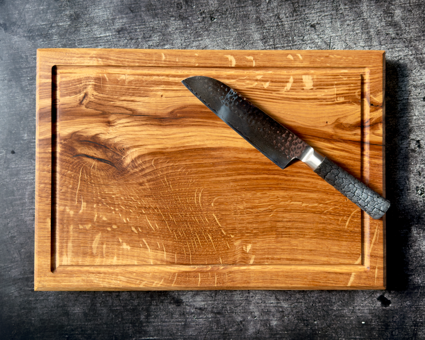 The Santoku setup – precision meets wood power