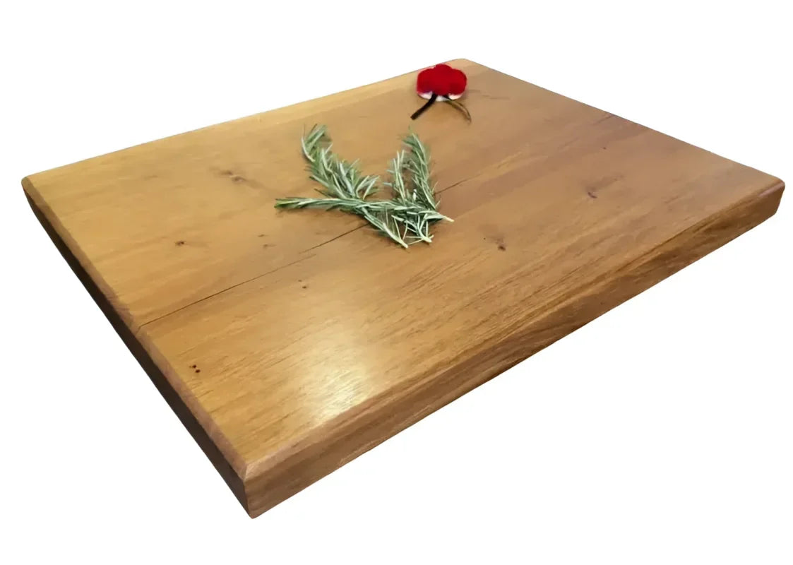 Holz Schneidebrett Eiche XL – beidseitig nutzbar