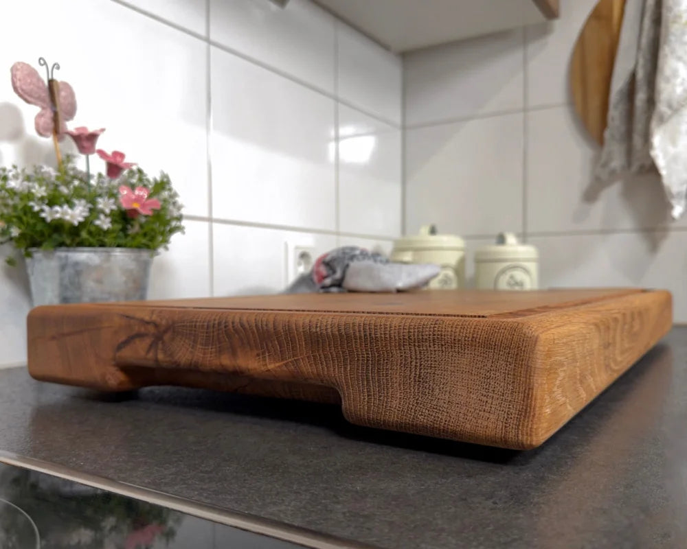 Detailaufnahme Eichenmaserung: Unikat Heavy Board, fein geschliffen und handgeölt