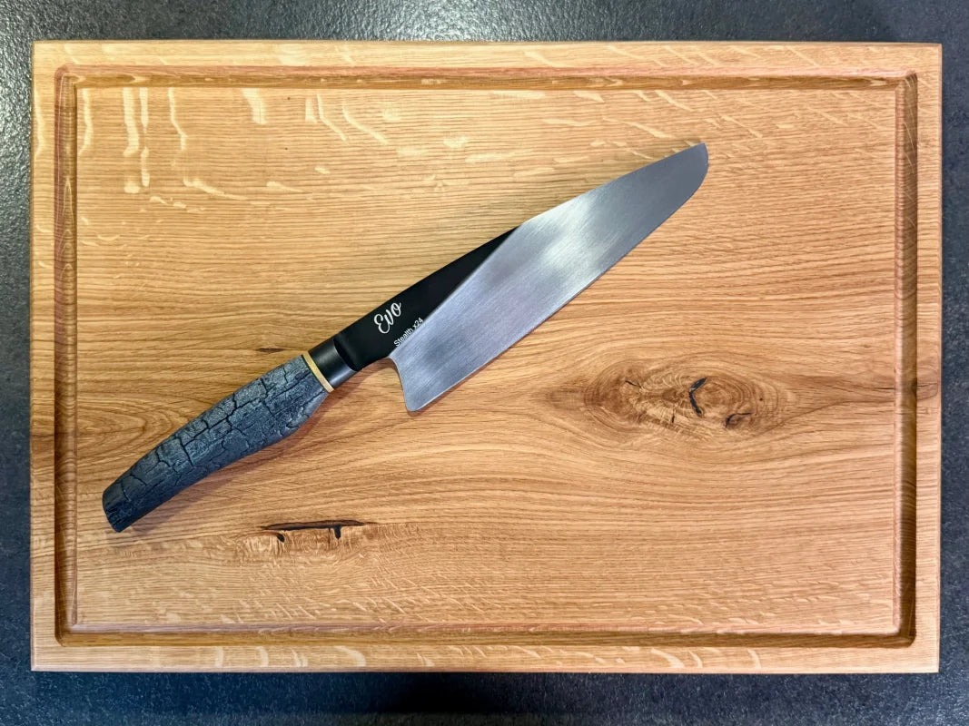 Eiche Schneidebrett mit Saftrille – geölt