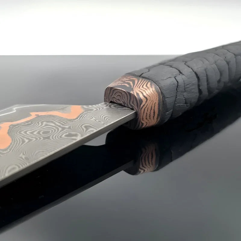 Signature Set Cu-Mai & Nussbaum – Damastmesser + Premium Chefbrett S 40×30×5 cm