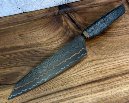 Signature Set Cu-Mai & Nussbaum – Damastmesser + Premium Chefbrett S 40×30×5 cm