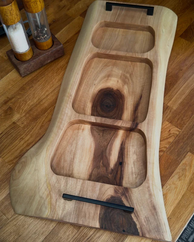 The Nutty Noble – Pitmaster Board XL Walnut Serving Board | 70 × 30 × 4cm