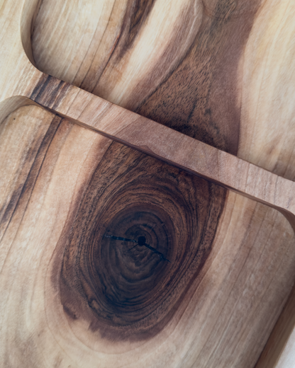 The Nutty Noble – Pitmaster Board XL Nussbaum Servierbrett | 70 × 30 × 4 cm