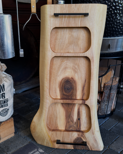 The Nutty Noble – Pitmaster Board XL Nussbaum Servierbrett | 70 × 30 × 4 cm