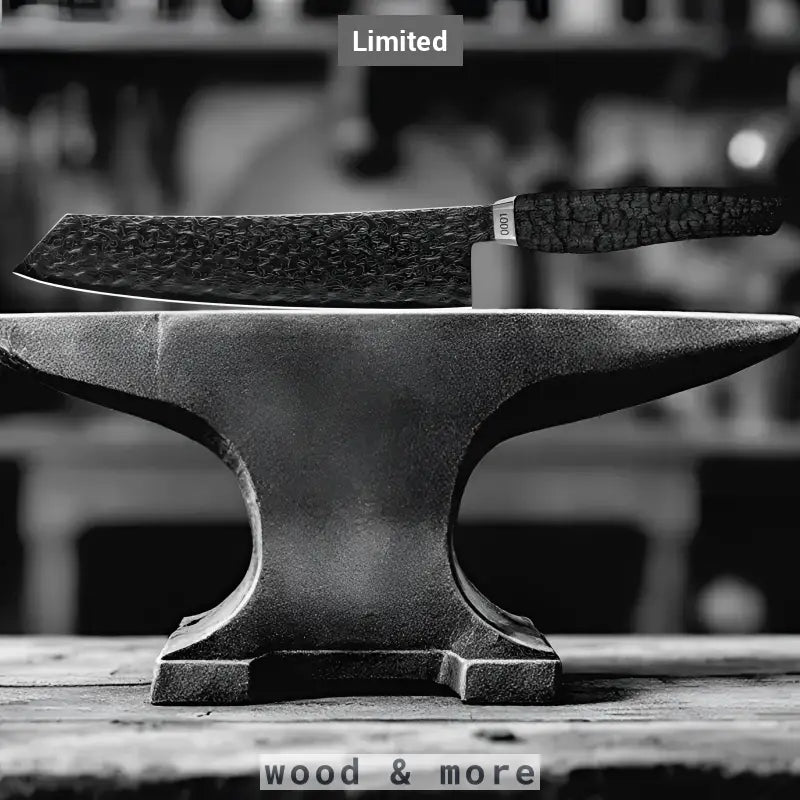 Couteau Damas TitanX Black Limited Evolution - Fabriqué en Allemagne